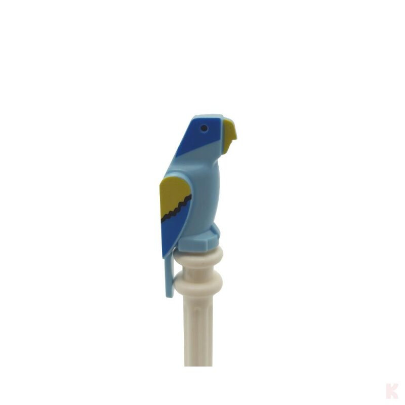 Klemos KL-40122 Klemmbaustein Papagei blau