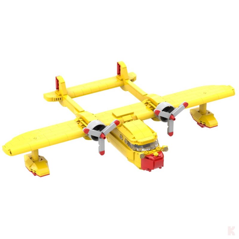 MunichBricks Transportflugzeug Seegans Klemmbaustein