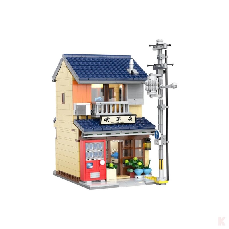 CaDA C66010W Japanisches Teehaus Klemmbaustein