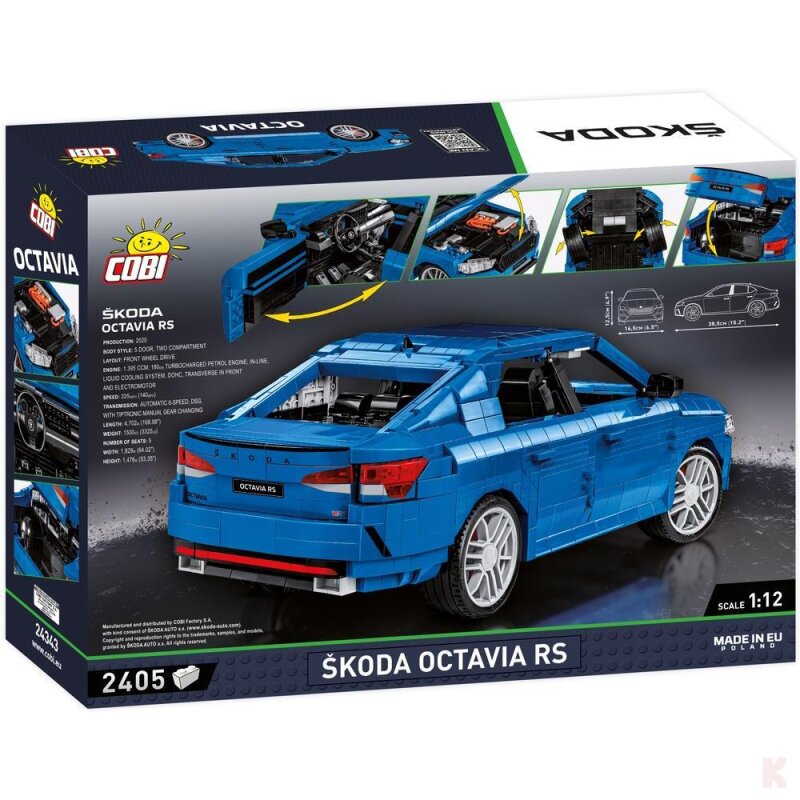 Cobi 24343 Škoda Octavia RS