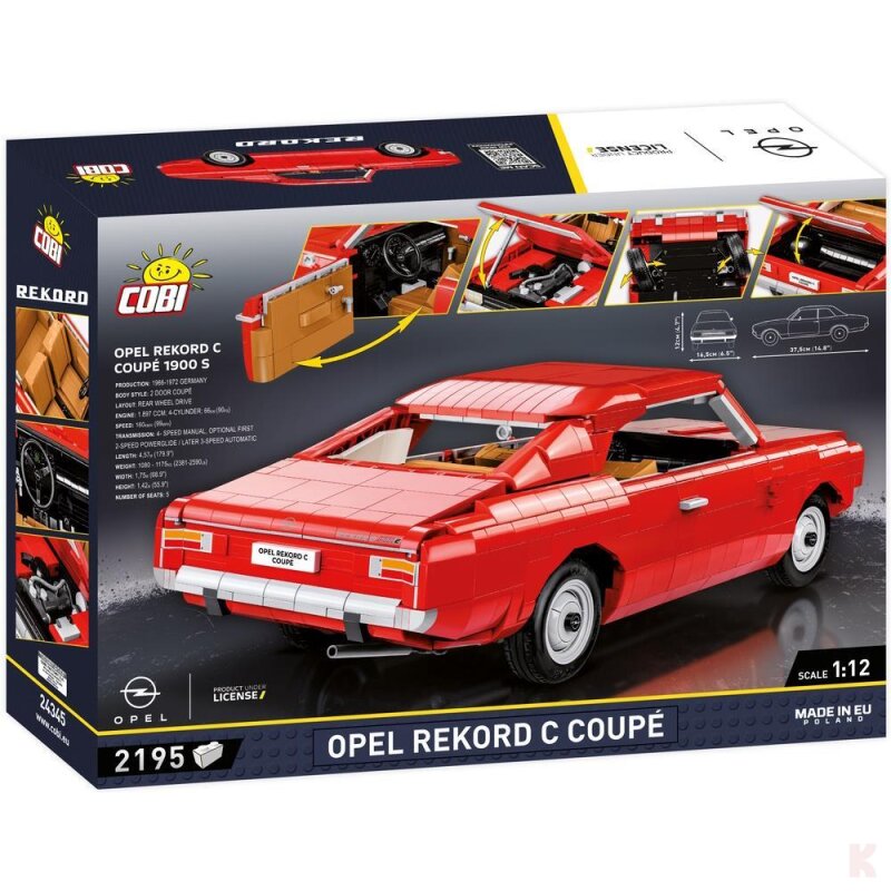 Cobi 24345 Opel Rekord C Coupé