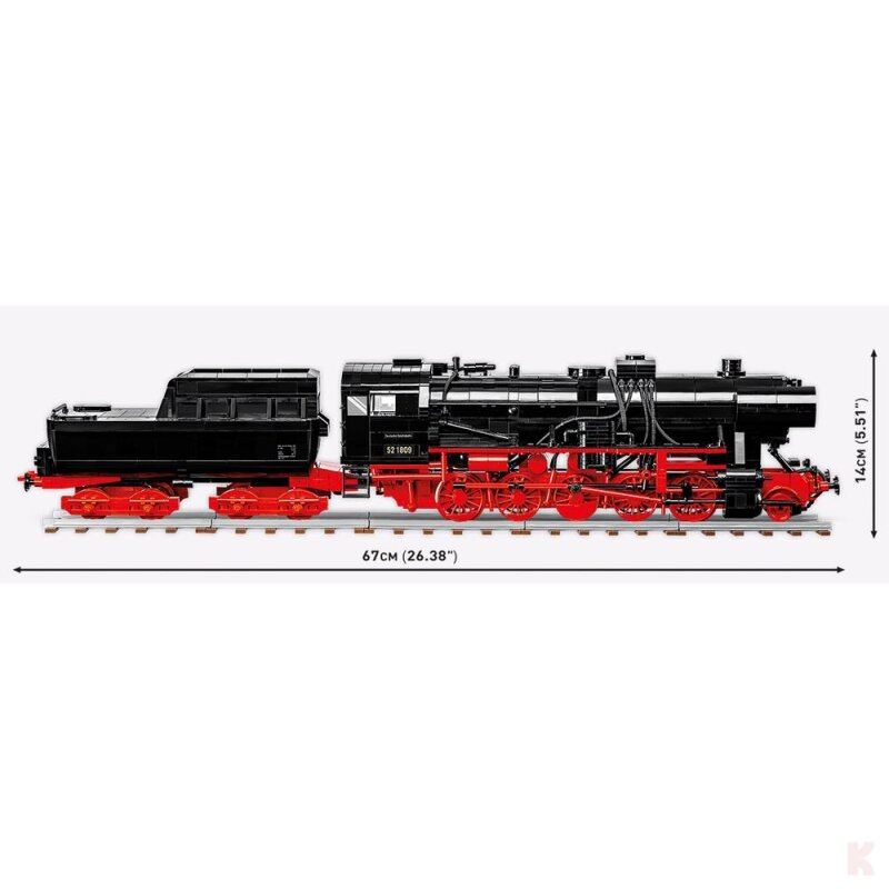 Cobi 6282 DR BR 52 Dampflokomotive