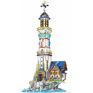 Reobrix 66028 Mittelalterlicher Leuchtturm Klemmbaustein