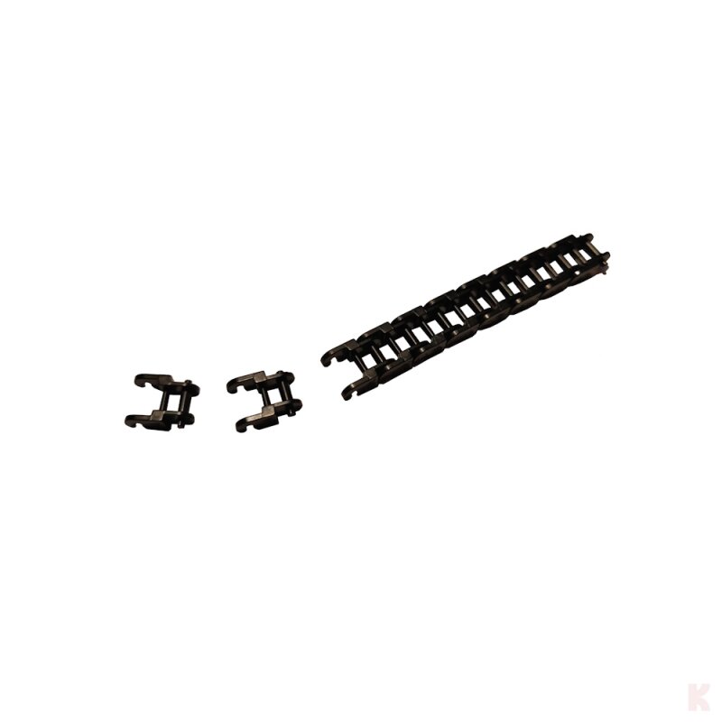 Klemos Klemmbaustein 10x Kleine Kettenglieder schwarz