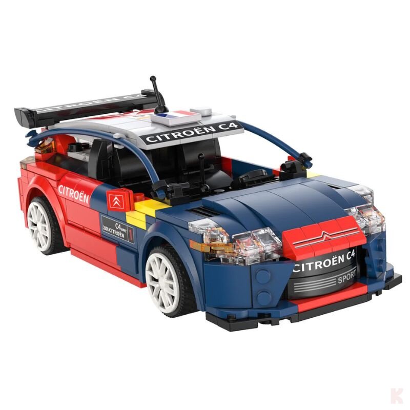 CaDA C51078W Citroën C4 WRC Rally Auto RC Klemmbaustein