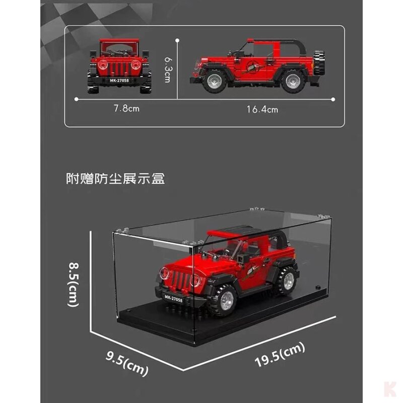 Mould King 27058 Wrangler Off-Road Car