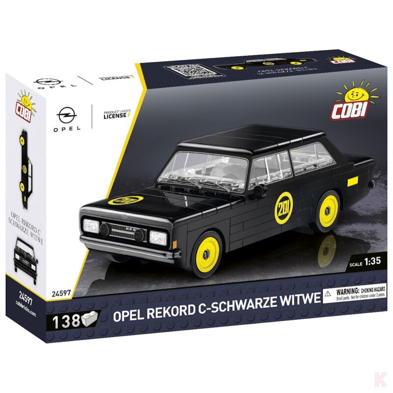 Cobi 24597 Opel Rekord C-Schwarze Witwe