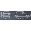 Cobi 24597 Opel Rekord C-Schwarze Witwe