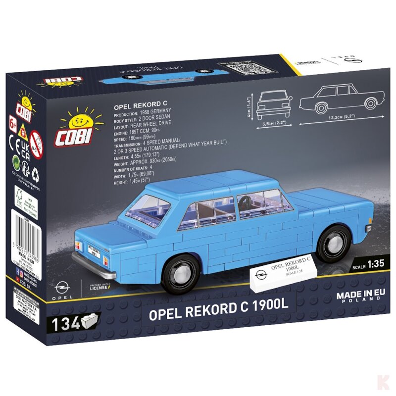 Cobi 24598 Opel Rekord C 1900L