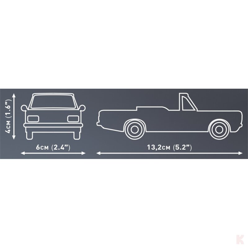 Cobi 24599 Opel Rekord C 1700L Cabriolet