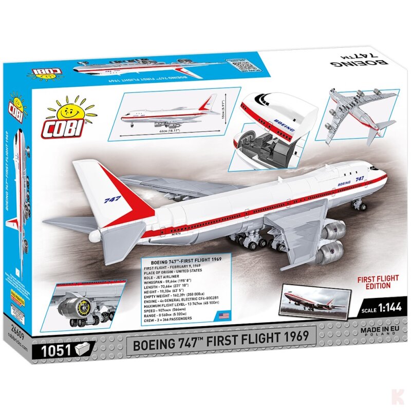 Cobi 26609 Boeing 747 First Flight 1969