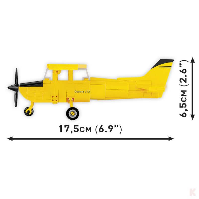 Cobi 26621 Cessna 172 Skyhawk-Yellow