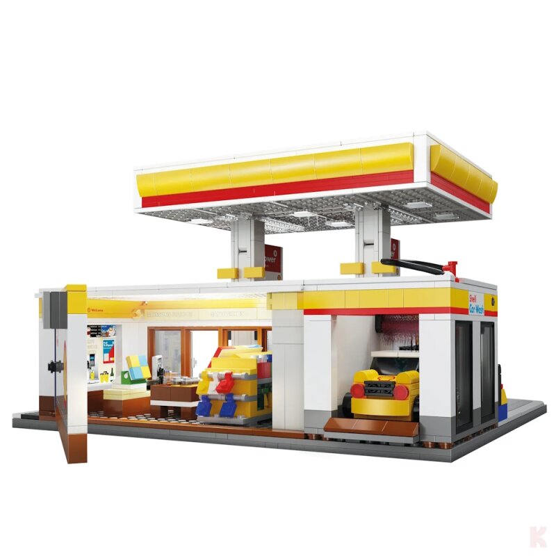 CaDA C66026W Shell Tankstelle