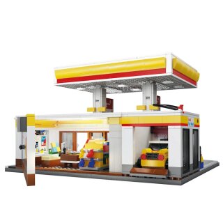 CaDA C66026W Shell Tankstelle