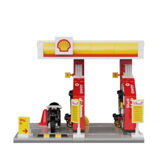 CaDA C66028W Shell Tankstelle