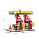 CaDA C66028W Shell Tankstelle
