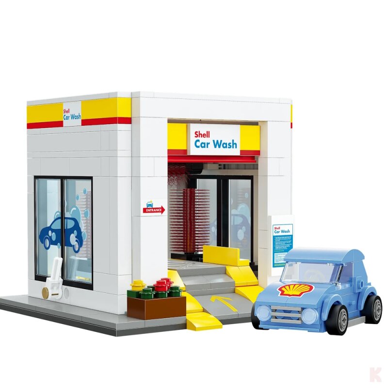 CaDA C66030W Shell Waschstraße Klemmbaustein