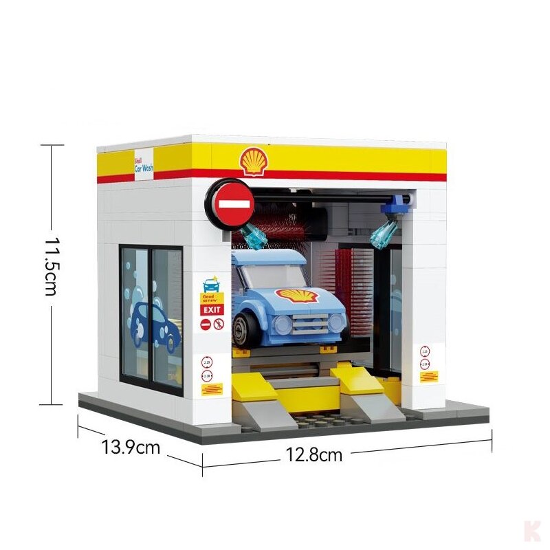 CaDA C66030W Shell Waschstraße