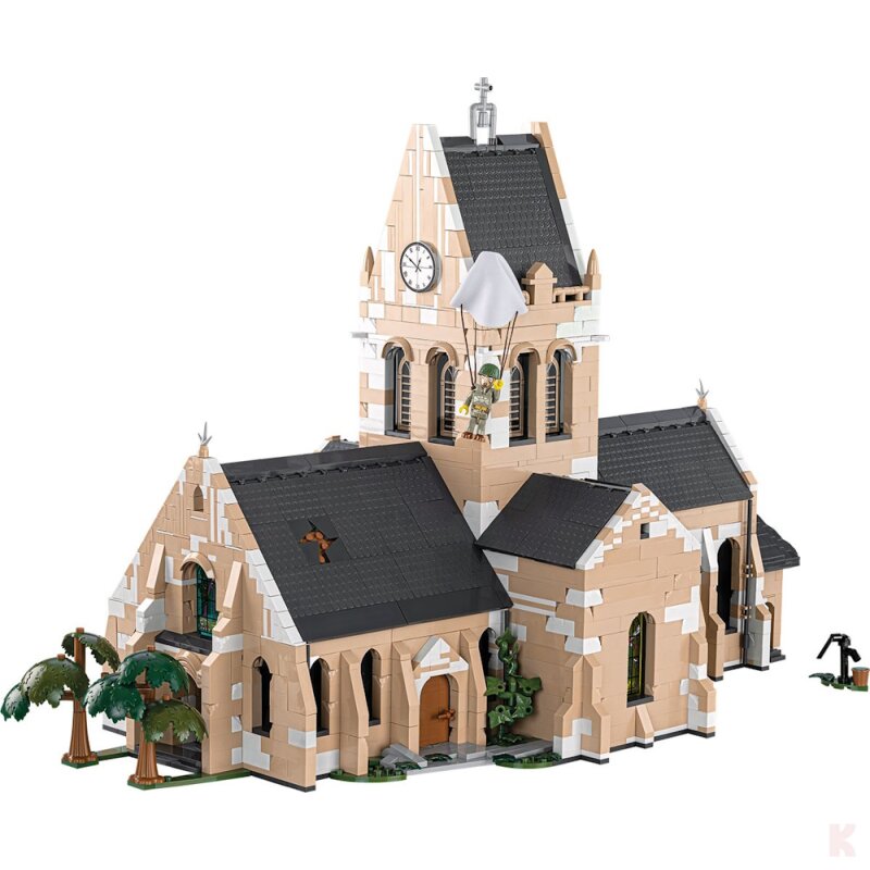 Cobi 2299 Sainte-Mère-Église Kirche Klemmbaustein