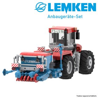 MunichBricks LEMKEN Traktoren-Ger&auml;te Set