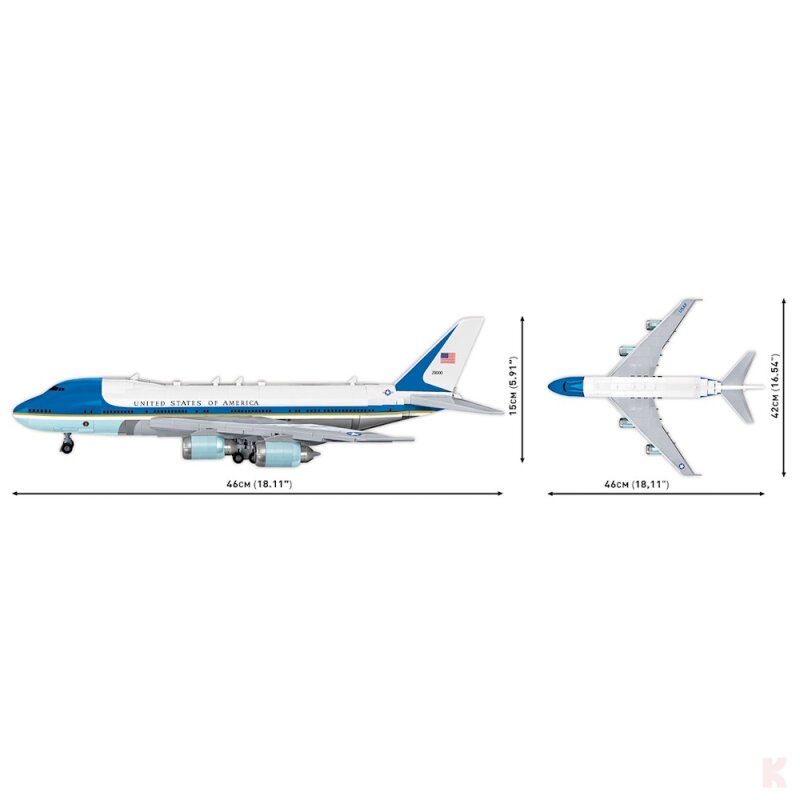 Cobi 26610 Boeing 747 Air Force One