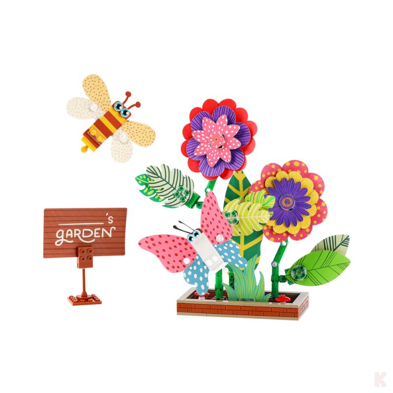 CaDA C71022W Elements Flower Garden Klemmbaustein