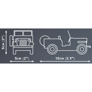 Cobi 24518 Jeep Willys CJ-2A