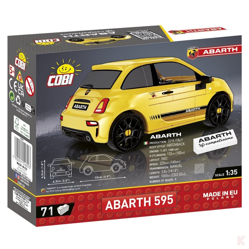 Cobi 24601 Abarth 595 Competizione