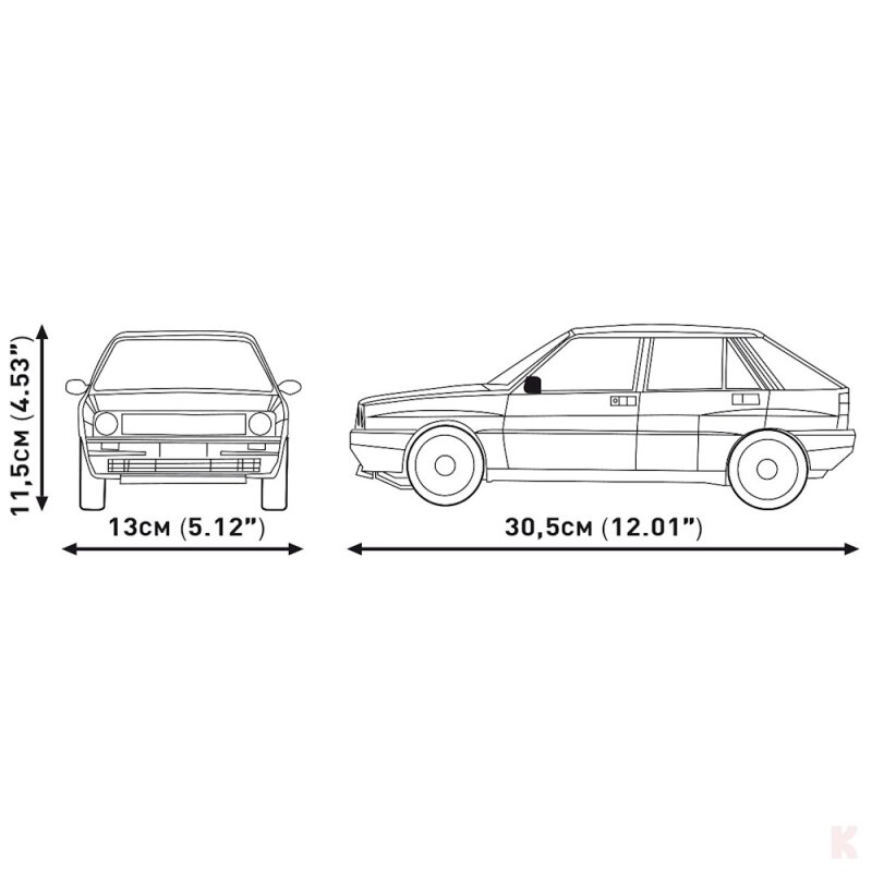 Cobi 24359 Volkswagen Golf (1974-1983)