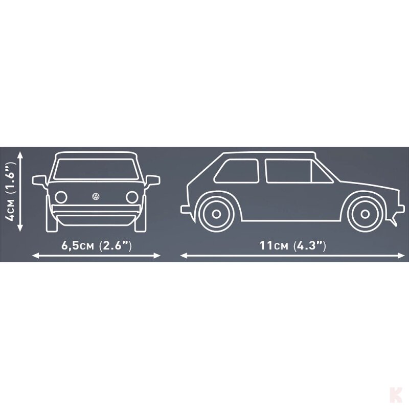 Cobi 24613 Volkswagen Golf (1974-1983)