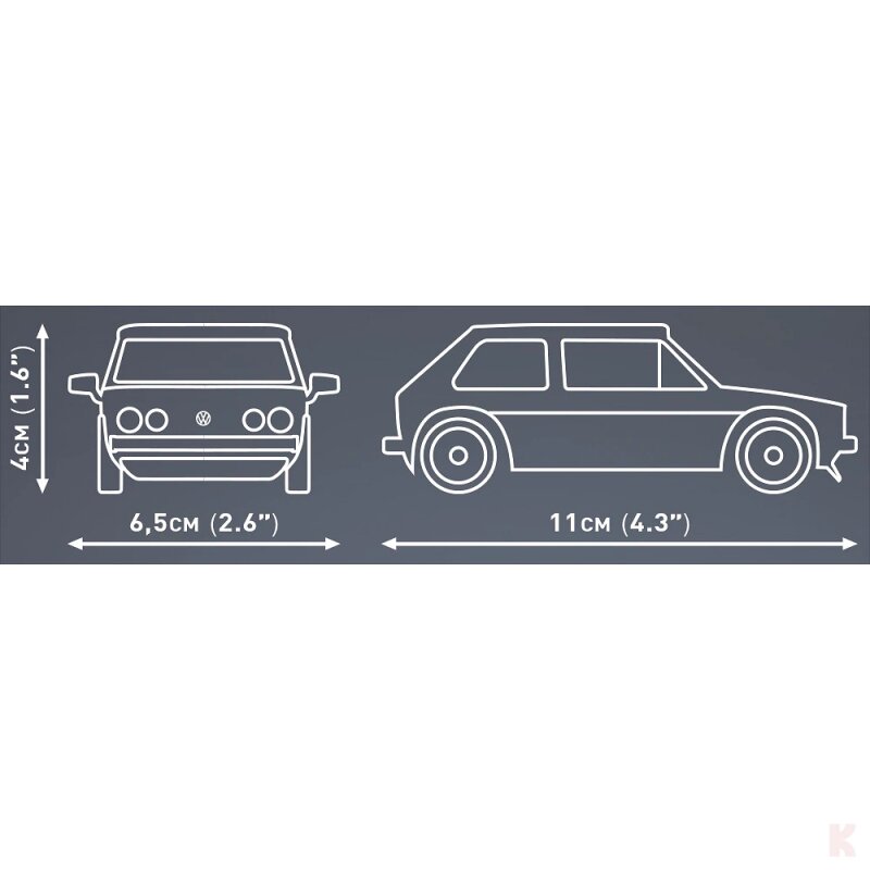 Cobi 24615 Volkswagen Golf GTI (1976-1983)