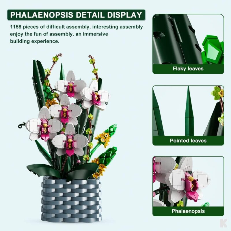Mould King 10025 Orchidee