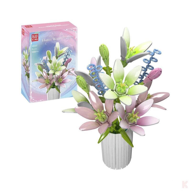 Mould King 10057 Lilien in der Vase