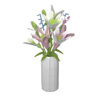 Mould King 10057 Lilien in der Vase Klemmbaustein