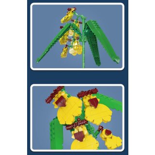 Mould King 24009 Goldene Orchidee