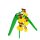 Mould King 24009 Goldene Orchidee Klemmbaustein