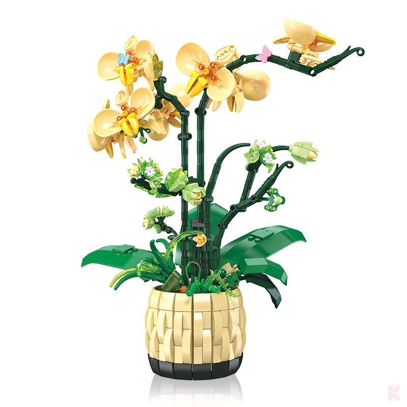CaDA C61007 Orchideen Klemmbaustein