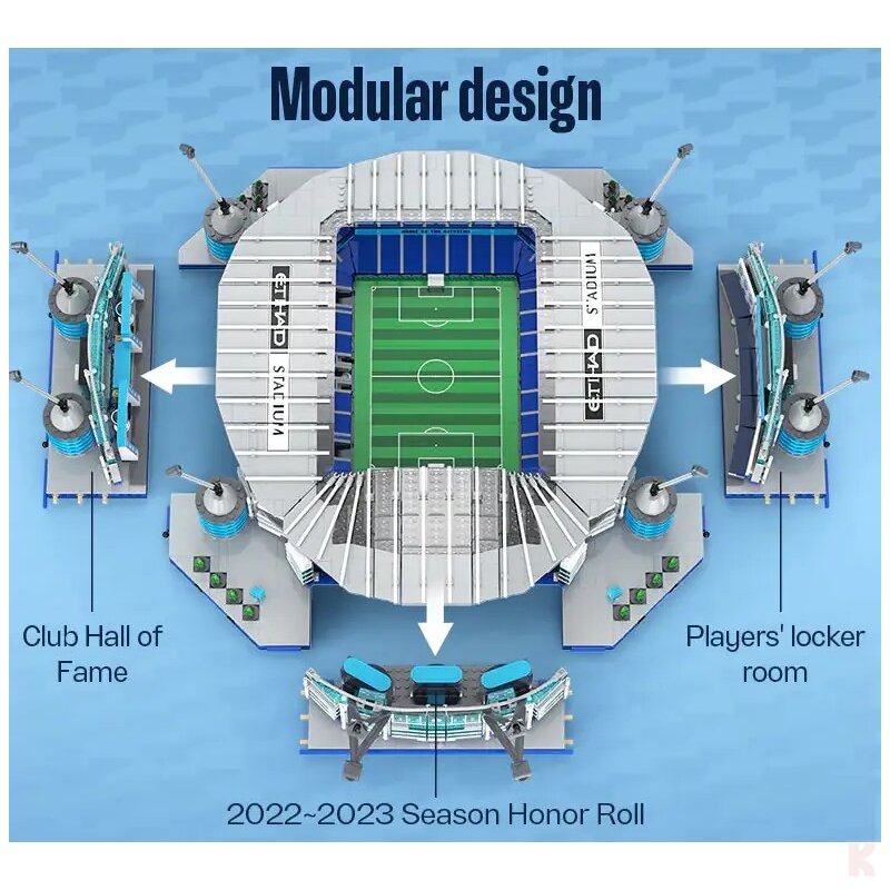 CaDA C66022W Manchester City Stadion