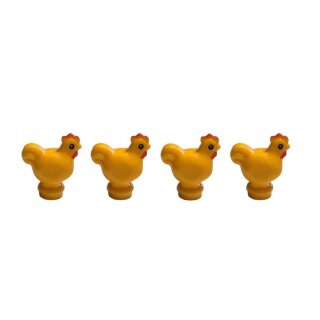 Klemos KL-40133 Klemmbaustein Huhn gelb (4 St&uuml;ck)