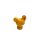 Klemos KL-40133 Klemmbaustein Huhn gelb (4 Stück)