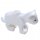 Klemos KL-40137 Klemmbaustein Baby Löwe weiß