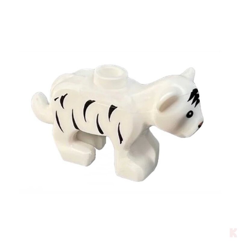 Klemos KL-40140 Klemmbaustein Baby Tiger weiß