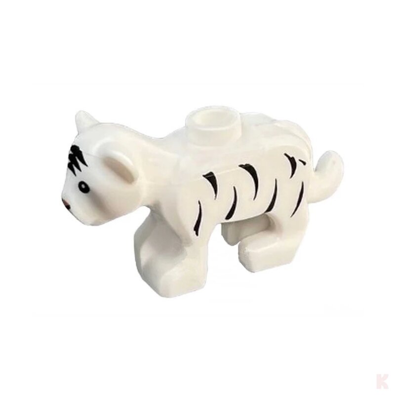 Klemos KL-40140 Klemmbaustein Baby Tiger weiß