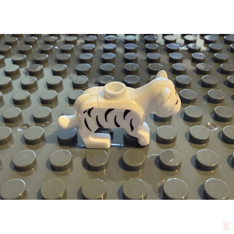Klemos KL-40140 Klemmbaustein Baby Tiger weiß
