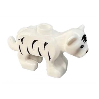 Klemos KL-40140 Klemmbaustein Baby Tiger weiß