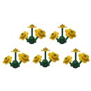 Klemos KL-50115 Klemmbaustein Blumen gelb (5 Stück)