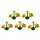 Klemos KL-50115 Klemmbaustein Blumen gelb (5 Stück)