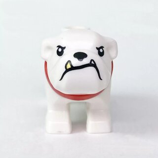 Klemos KL-40143 Klemmbaustein Bulldogge mit Halsband