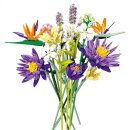 CaDA C61007 Tropischer Blumenstrauß Klemmbaustein