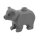 Klemos KL-40147 Klemmbaustein Bär grau
